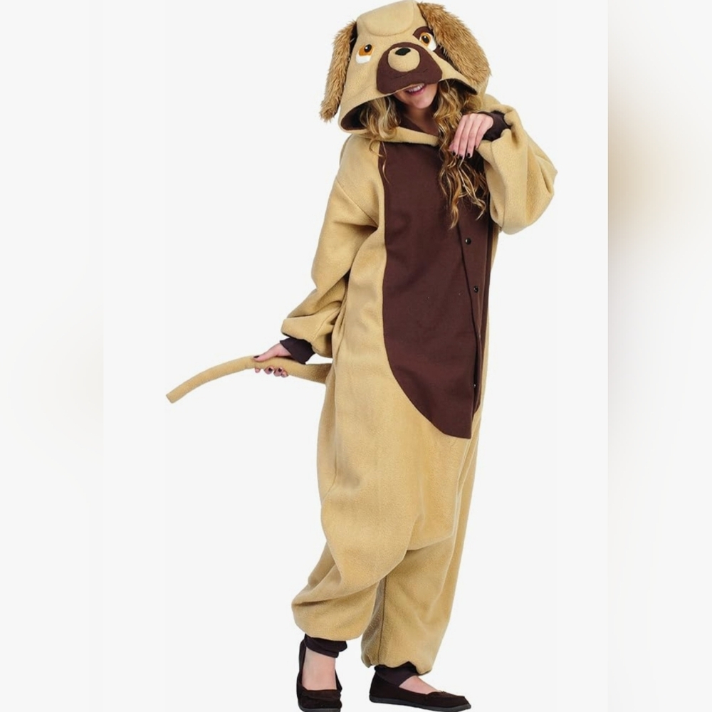 Dog Halloween Costume Onesie for Adults